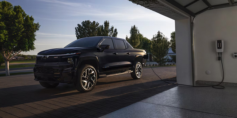 A 2025 Chevrolet Silverado EV charging with Chevy Electric performance in Benton, AR