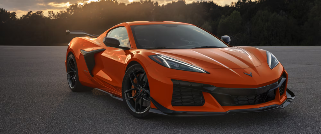 A 2026 Chevrolet Corvette Z06 parked on asphalt in Benton, AR 