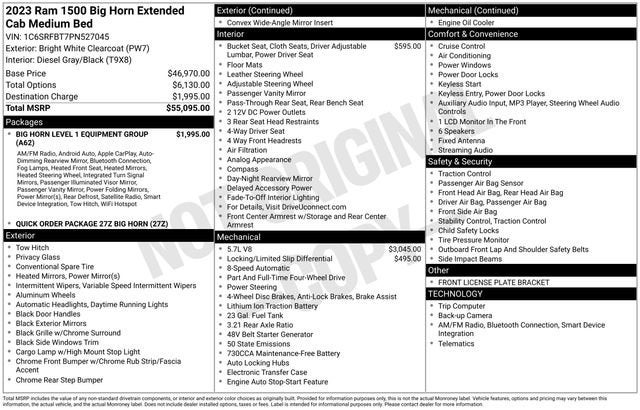 2023 RAM 1500 Big Horn