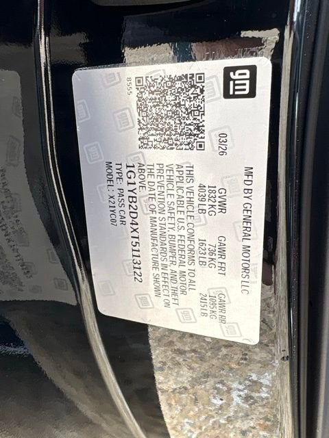 2026 Chevrolet Corvette Stingray 2LT