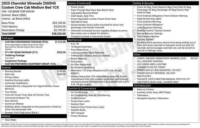 2025 Chevrolet Silverado 2500 HD Custom