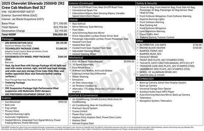 2025 Chevrolet Silverado 2500 HD ZR2