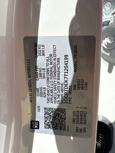 2026 Chevrolet Colorado Z71