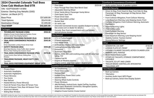 2024 Chevrolet Colorado Trail Boss