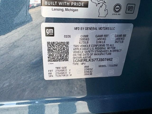 2026 Chevrolet Traverse RS