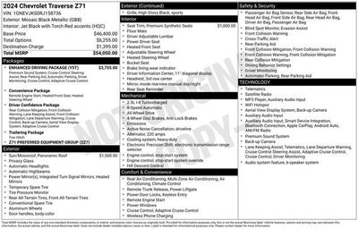2024 Chevrolet Traverse Z71