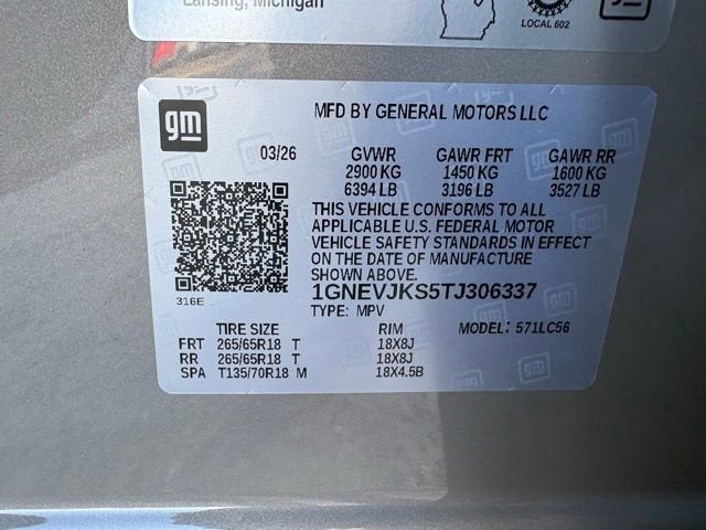 2026 Chevrolet Traverse Z71