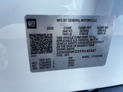 2026 Chevrolet Tahoe LT