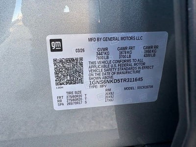 2026 Chevrolet Tahoe LT