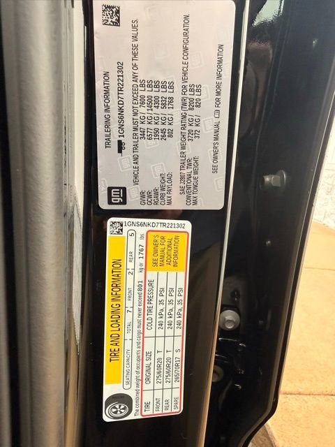 2026 Chevrolet Tahoe LT