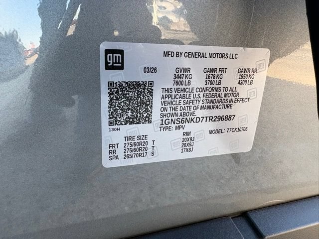 2026 Chevrolet Tahoe LT