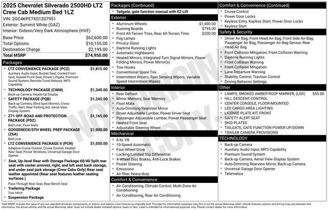 2025 Chevrolet Silverado 2500 HD LTZ