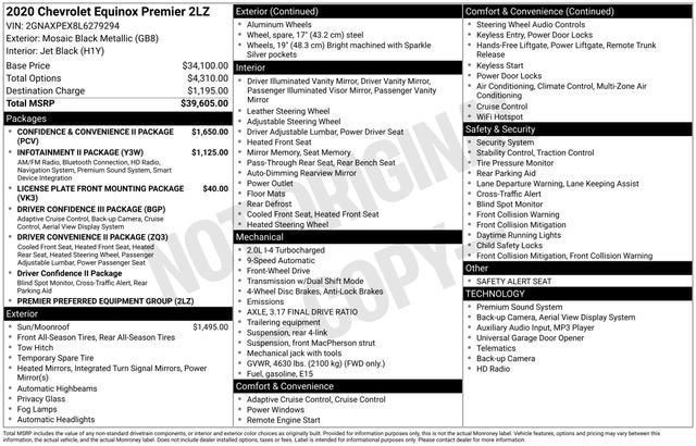 2020 Chevrolet Equinox Premier
