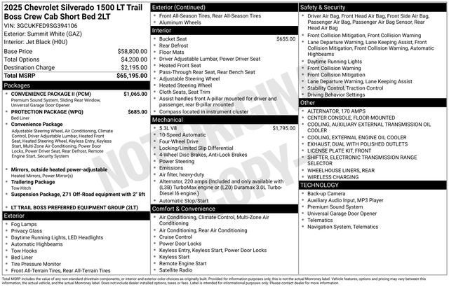 2025 Chevrolet Silverado 1500 LT Trail Boss