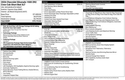 2026 Chevrolet Silverado 1500 ZR2
