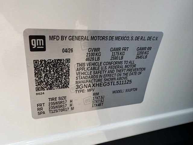 2026 Chevrolet Equinox LT