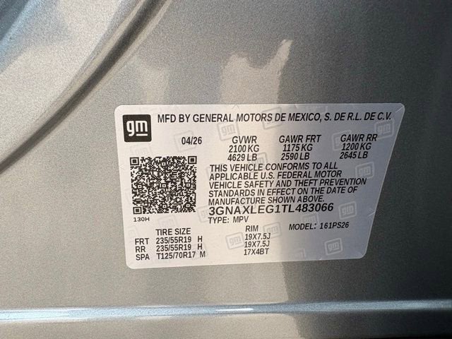 2026 Chevrolet Equinox RS