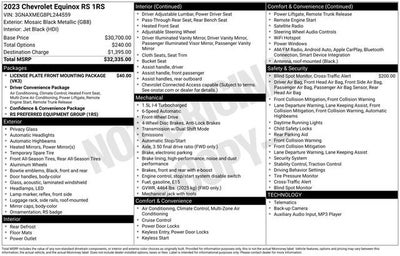 2023 Chevrolet Equinox RS