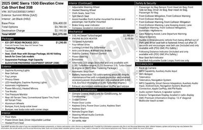 2025 GMC Sierra 1500 Elevation