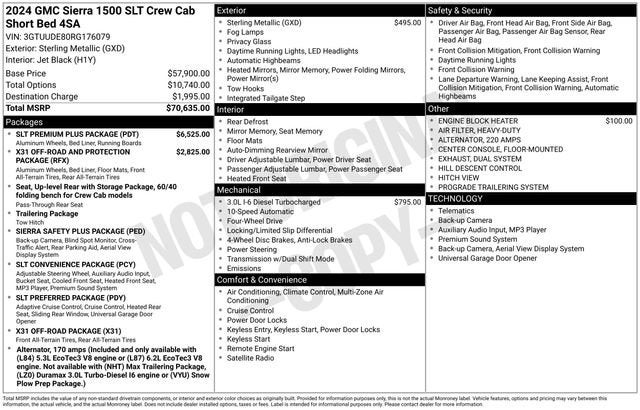 2024 GMC Sierra 1500 SLT