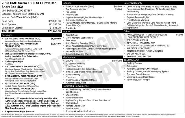2023 GMC Sierra 1500 SLT