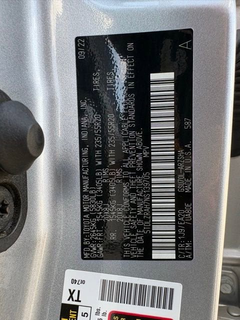 2022 Toyota Highlander XSE