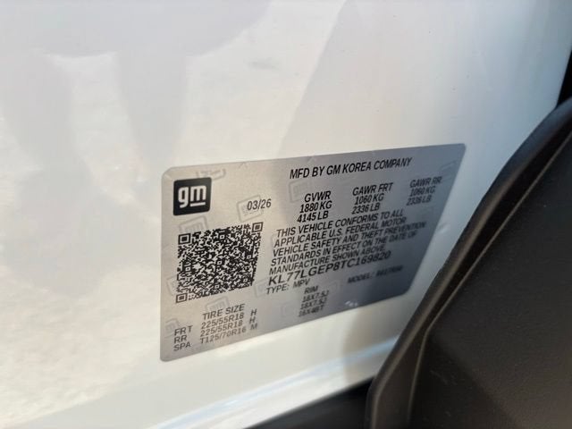 2026 Chevrolet Trax 1RS