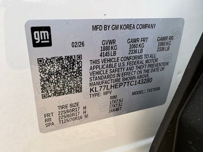 2026 Chevrolet Trax LT