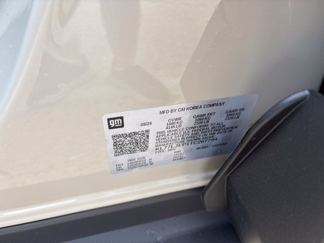 2026 Chevrolet Trax 2RS