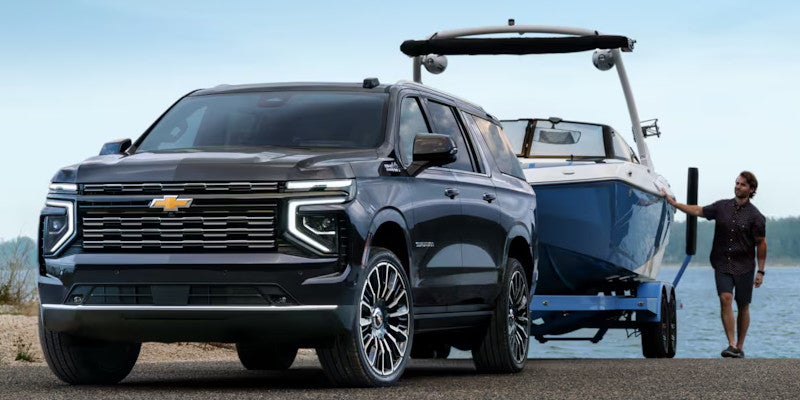 The towing power of the 2025 Chevrolet Suburban in Benton, AR