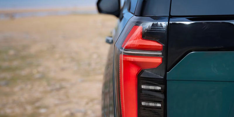 The taillight of the 2025 Chevrolet Tahoe in Benton, AR
