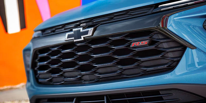 The front grille of the 2025 Chevrolet Trailblazer in Benton, AR