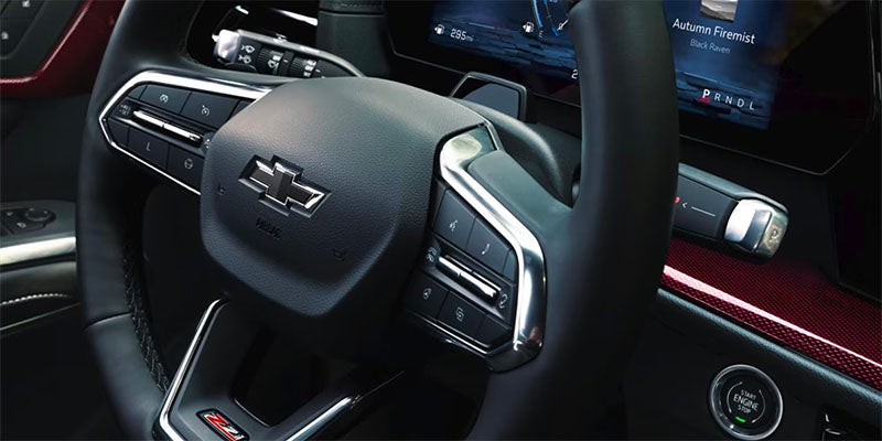 The steering column in the 2025 Chevrolet Traverse in Benton, AR