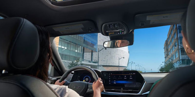 Chevrolet SUV interior driving view